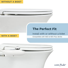 LUXE TS1008E slow-close mechanism in action for quiet use