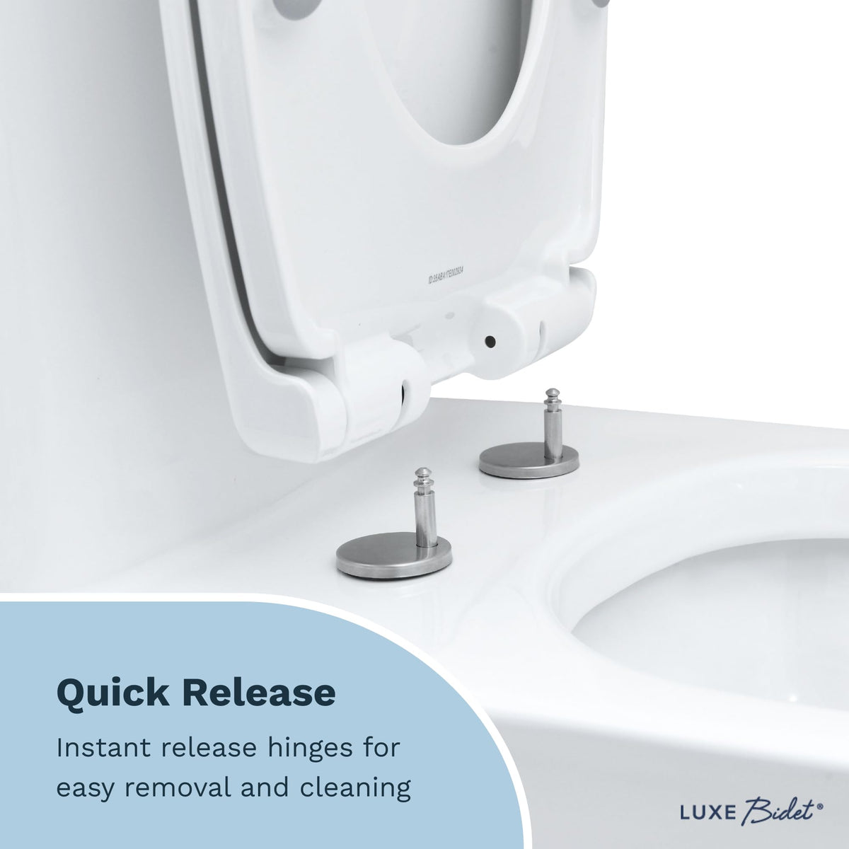 LUXE TS1008R white finish for a clean, versatile look.