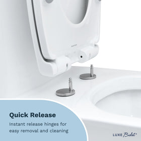 LUXE TS1008R white finish for a clean, versatile look.