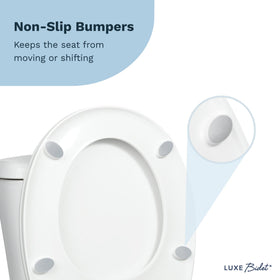 LUXE TS1008R compatible with LUXE Bidet attachments for added comfort.