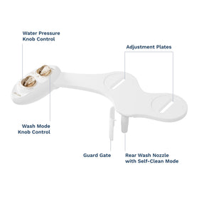 LUXE Bidet NEO 120 steel hoses resist wear for longevity