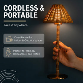 LUXELYKOS remote control enables easy brightness and timer adjustments