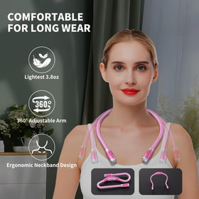 Luxjet lightweight neck light weighs 3-8 ounces for travel comfort.