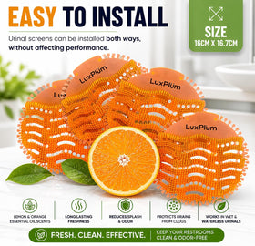 LuxPlum deodorizer screen 10 pack delivers long-lasting odor control.