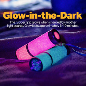 LUXPRO LP395 blue glow mini flashlight bright and pocket-friendly