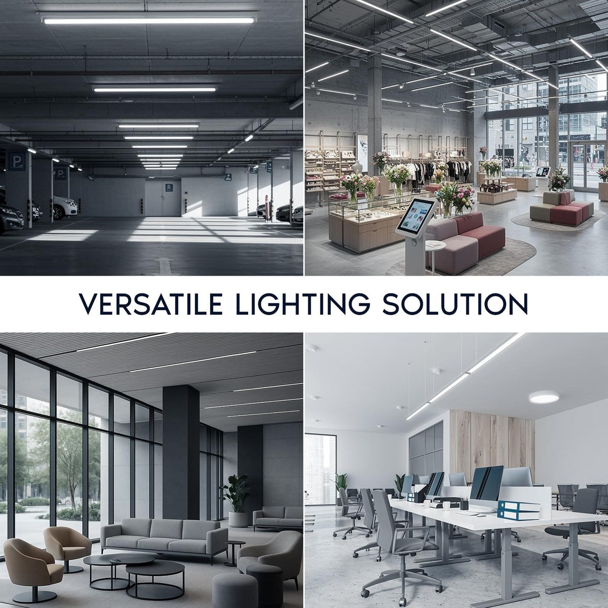 LUXRITE 32W fluorescent tube enables energy-efficient, flicker-free performance.