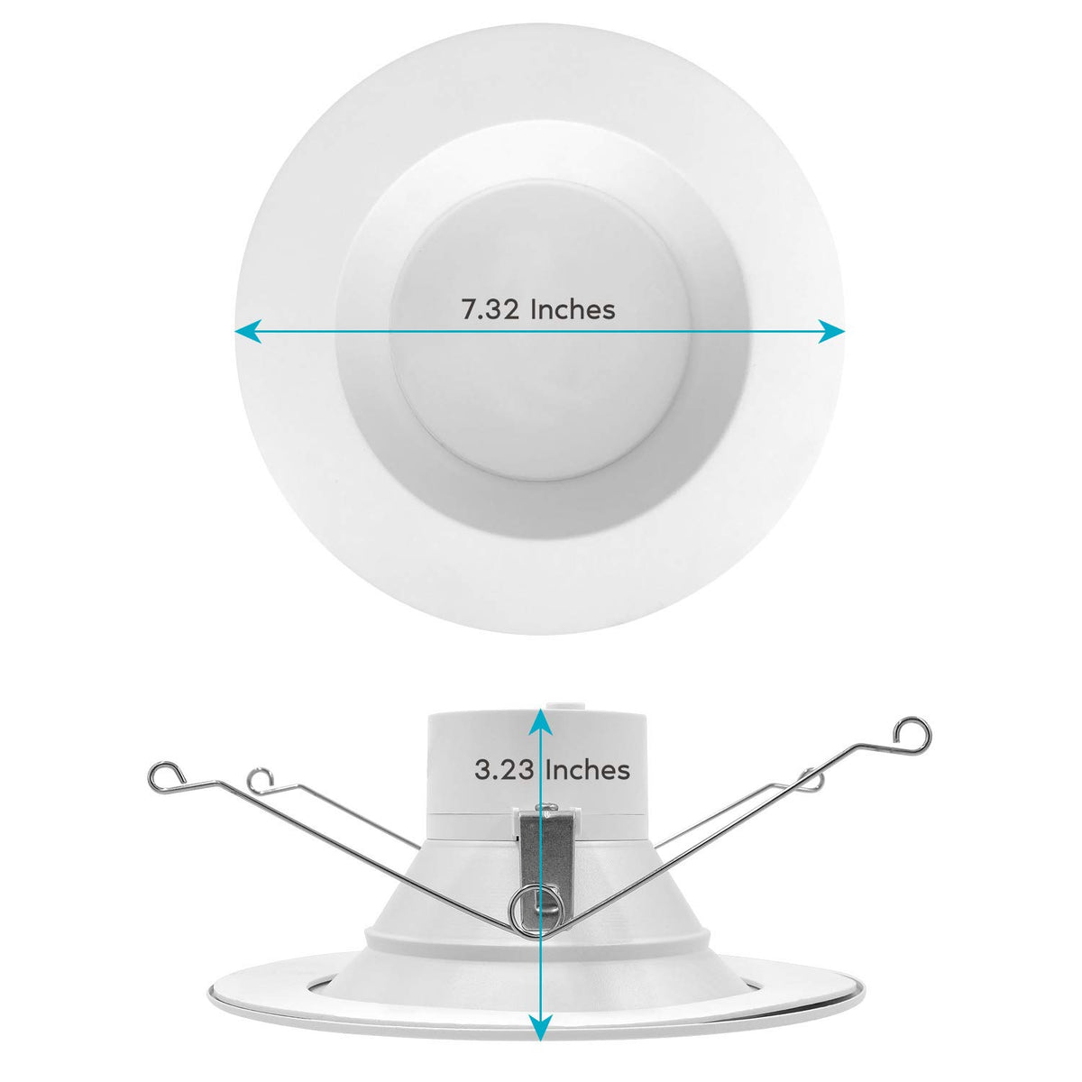 Dimmable LUXRITE downlight offering smooth brightness control