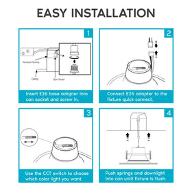 Wet-rated LUXRITE downlight for indoor and damp outdoor spaces