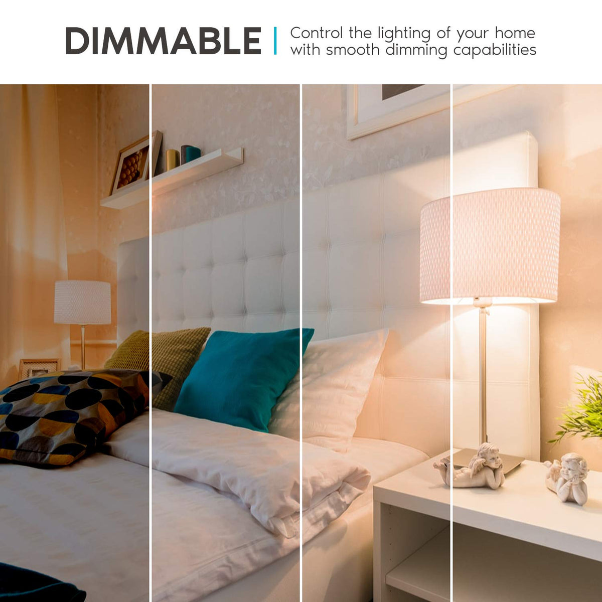 Luxrite A19 LED bulb damp location rated for outdoor porches.