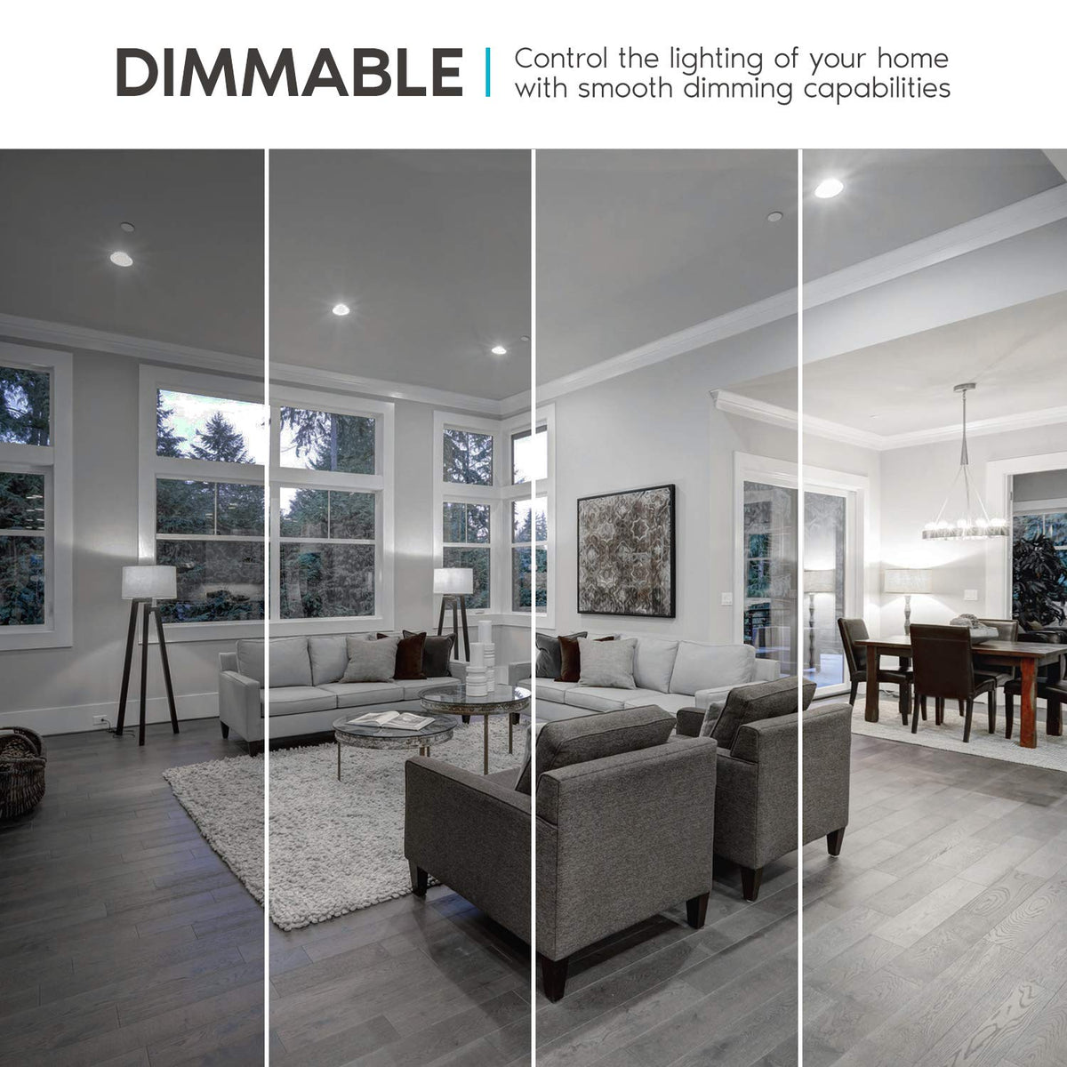 LUXRITE A19 LED bulb suitable for damp locations and enclosed fixtures