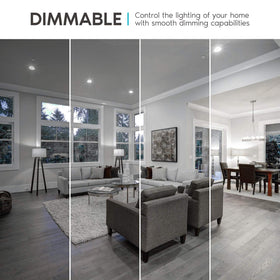 LUXRITE A19 LED bulb suitable for damp locations and enclosed fixtures