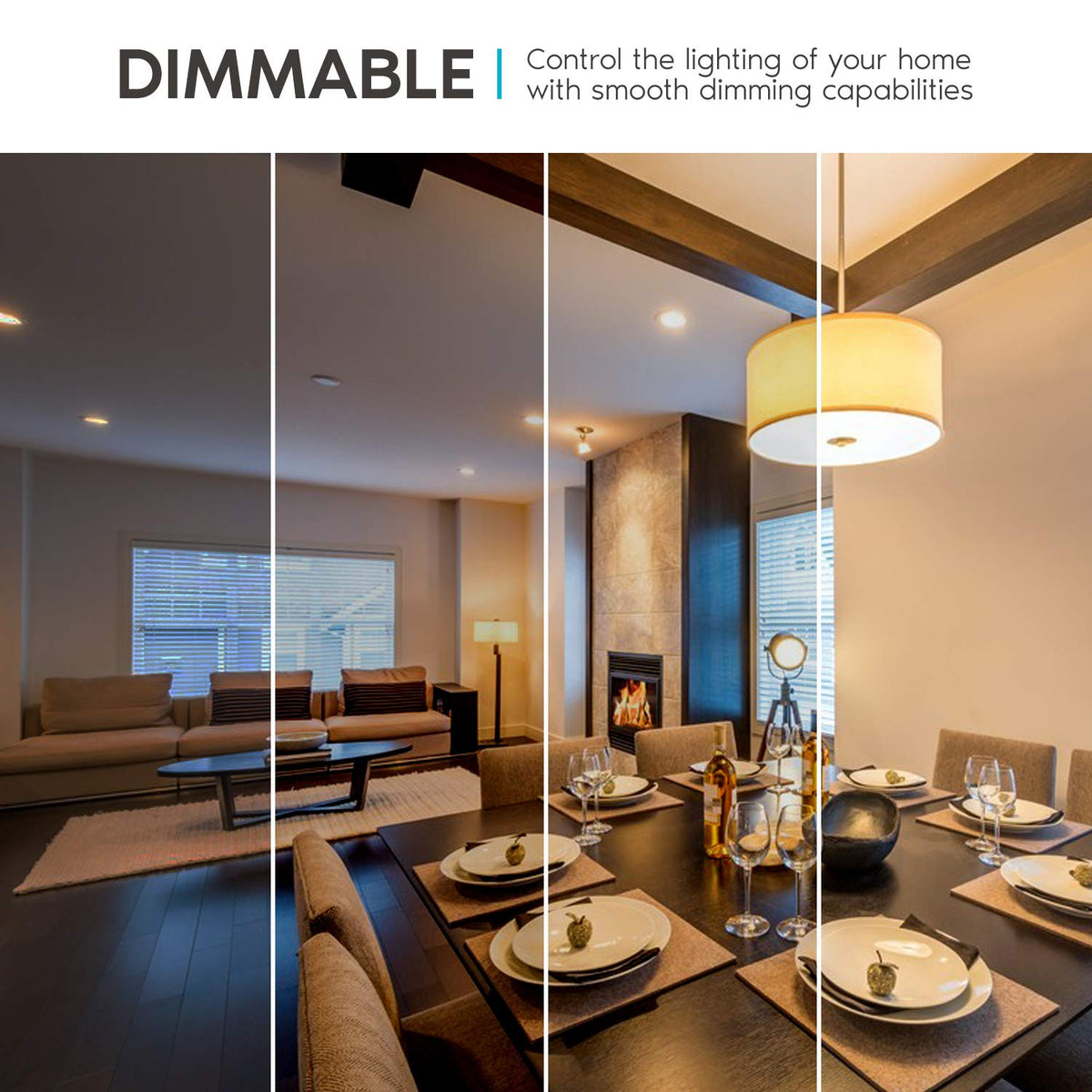 LUXRITE A19 LED bulb damp location rated for outdoor porches and patios.