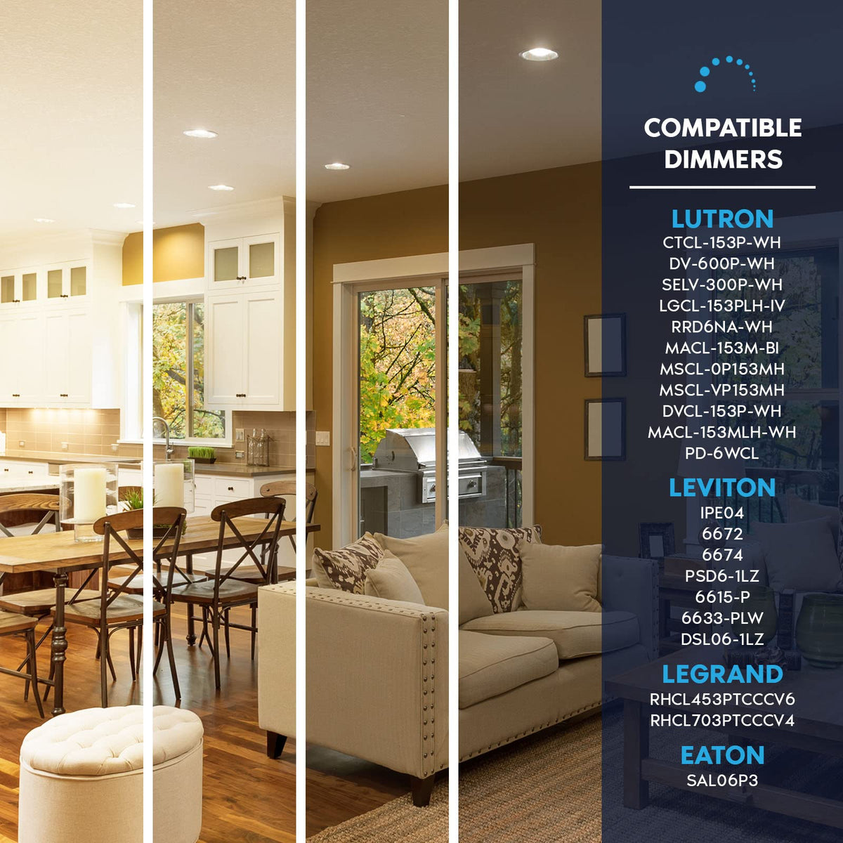 LUXRITE BR30 LED bulbs 650 lumens, long-life 15,000 hours for steady light