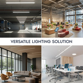 LUXRITE F32T8/835 natural 3500K light enhances retail visibility.