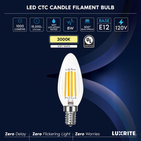 LUXRITE four-pack packaging for energy saving bulbs