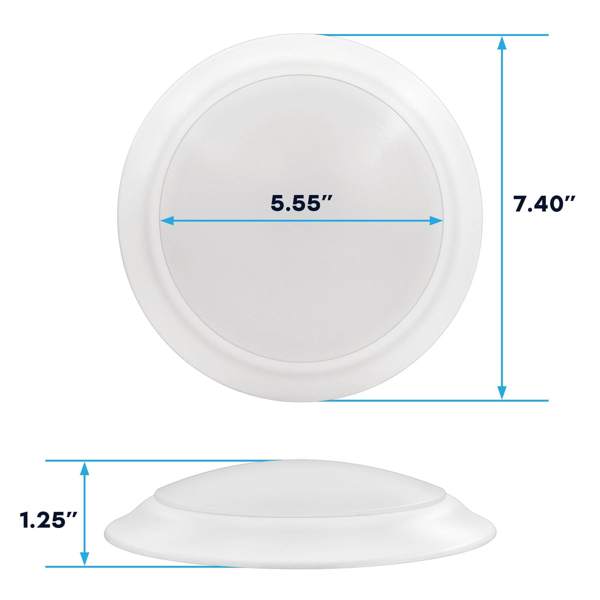 LUXRITE surface-mount ceiling light with quick-install design