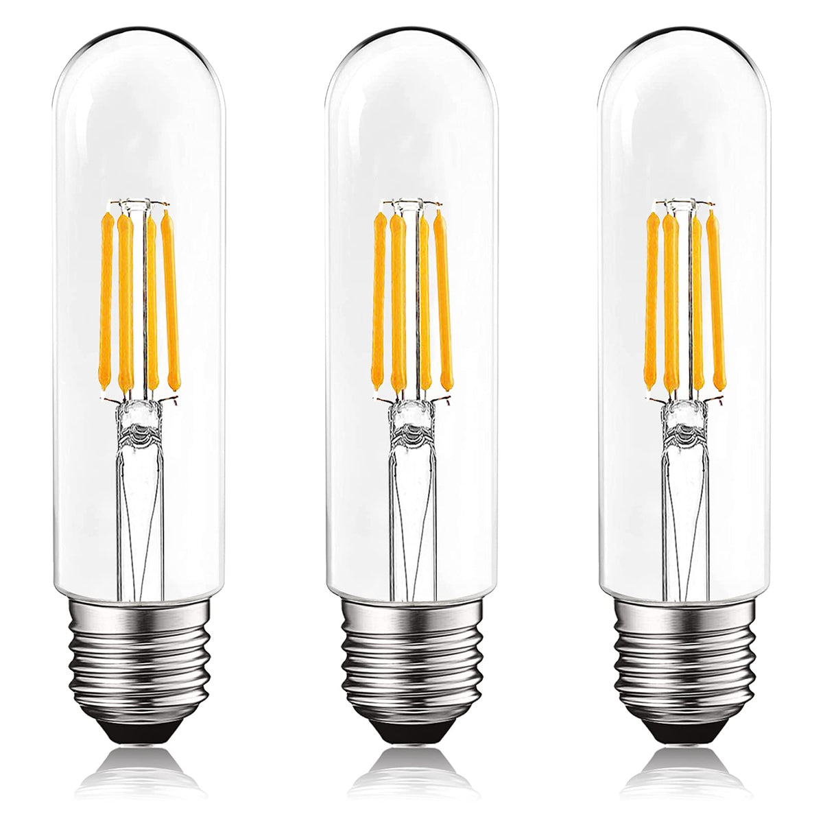 LUXRITE T10 LED bulb tube-light filament design for vintage ambiance and energy savings