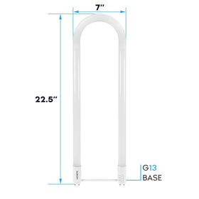 Luxrite U Bend LED tube bypass install demonstrates easy ballast bypass.