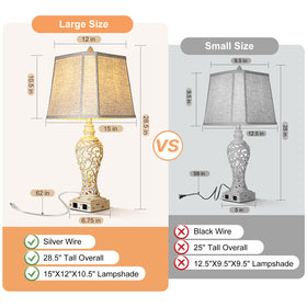 LuxSight Collection energy-saving LED bulbs included for long life.