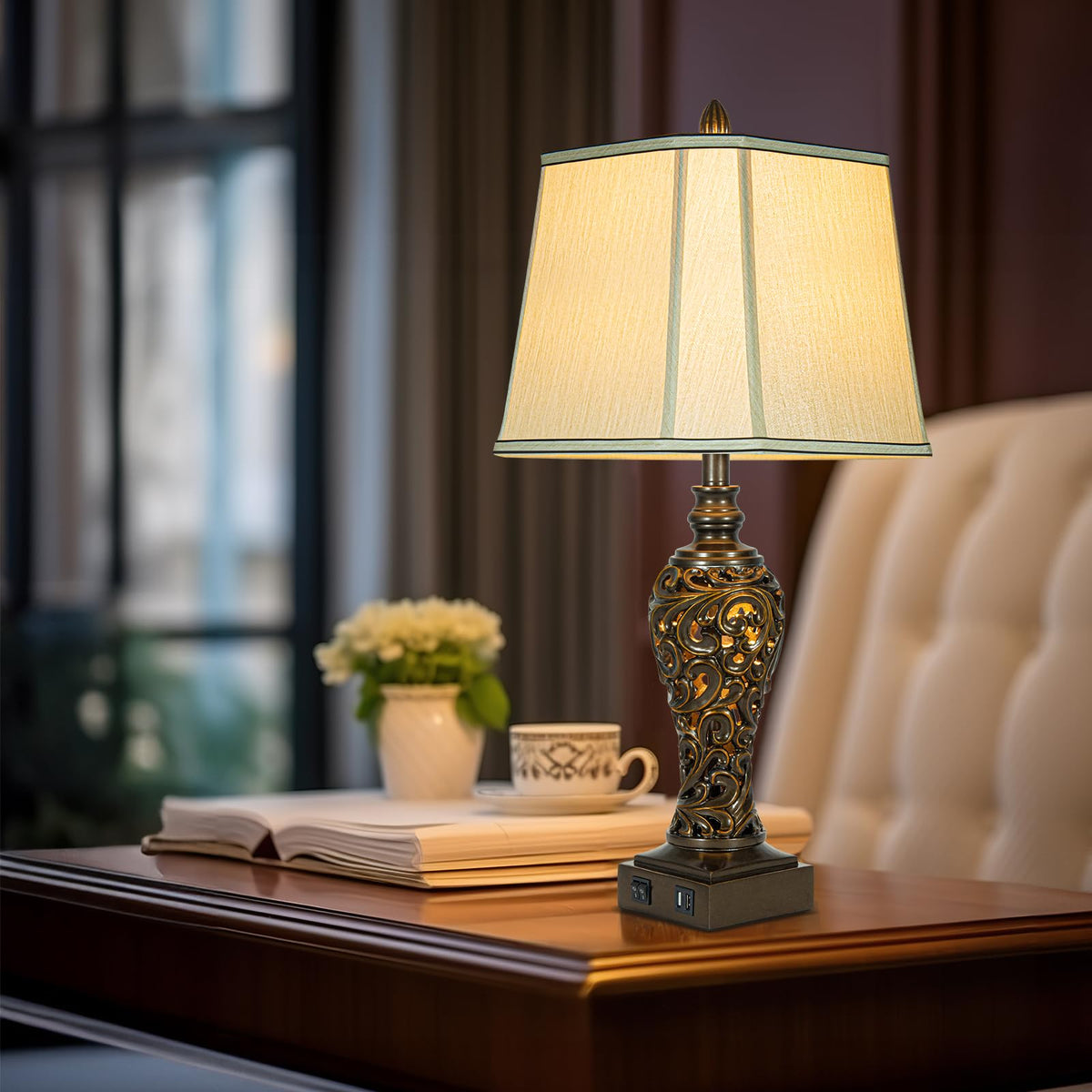LuxSight Collection two independent switches help separate main and night light.