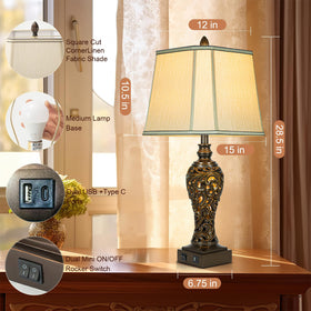 LuxSight Collection independent switches and night light provide flexible control.