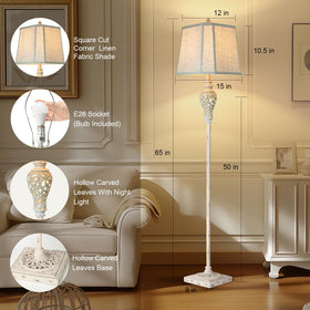 LuxSight lamp stands 65 inches tall for balanced room illumination