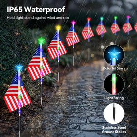 Luxspire solar panel energy-saving lights deliver longer nightly illumination with no wiring