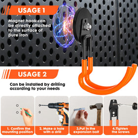 Lvoess durable rust-resistant carbon steel construction for garage use