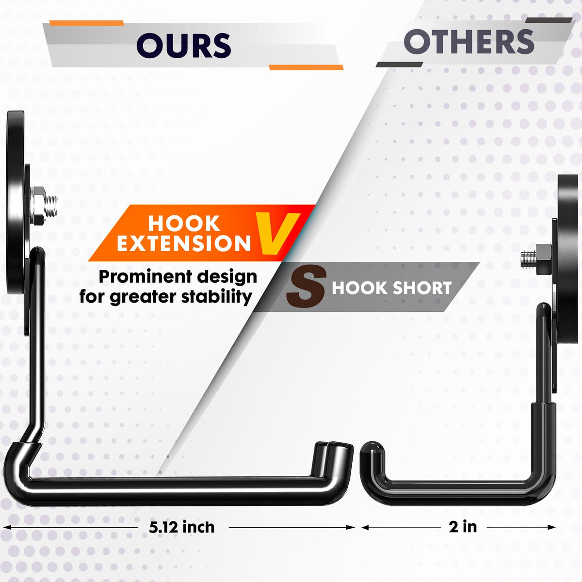 Lvoess magnetic hook sticks to metal quickly for organized spaces.