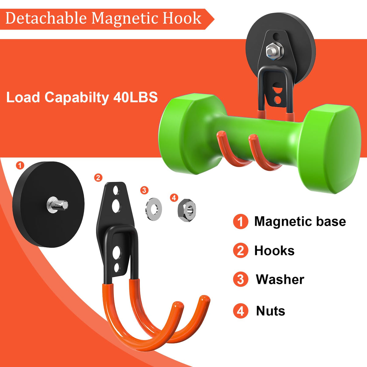 Lvoess screw-install option highlighting heavier tool storage on walls.