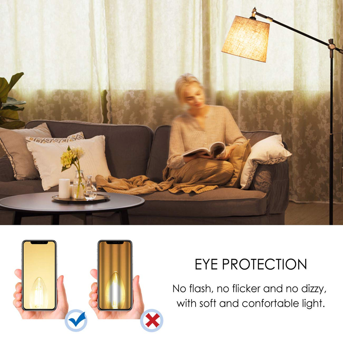 LVWIT B11 bulb long-life up to 15000 hours for fewer replacements.