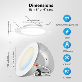 LVWIT 6000K cool daylight for kitchens and offices