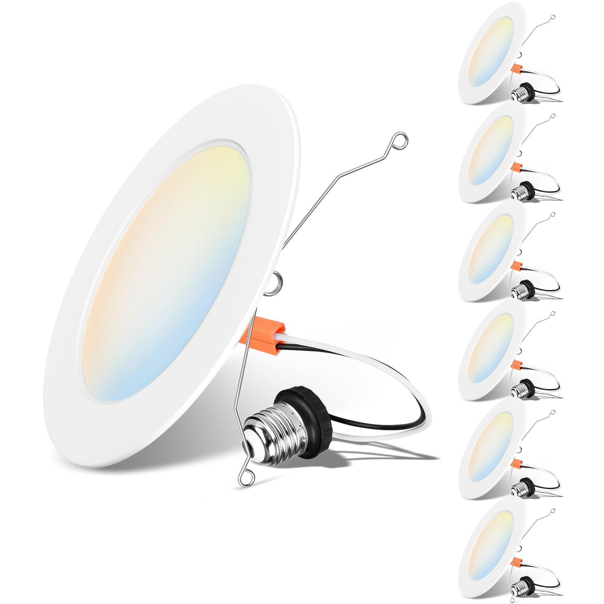 LVWIT recessed light with color switch for adaptable ambience