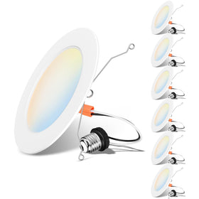 LVWIT recessed light with color switch for adaptable ambience