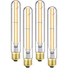 LVYE E26 tubular LED bulb 6W delivers instant illumination for living spaces.