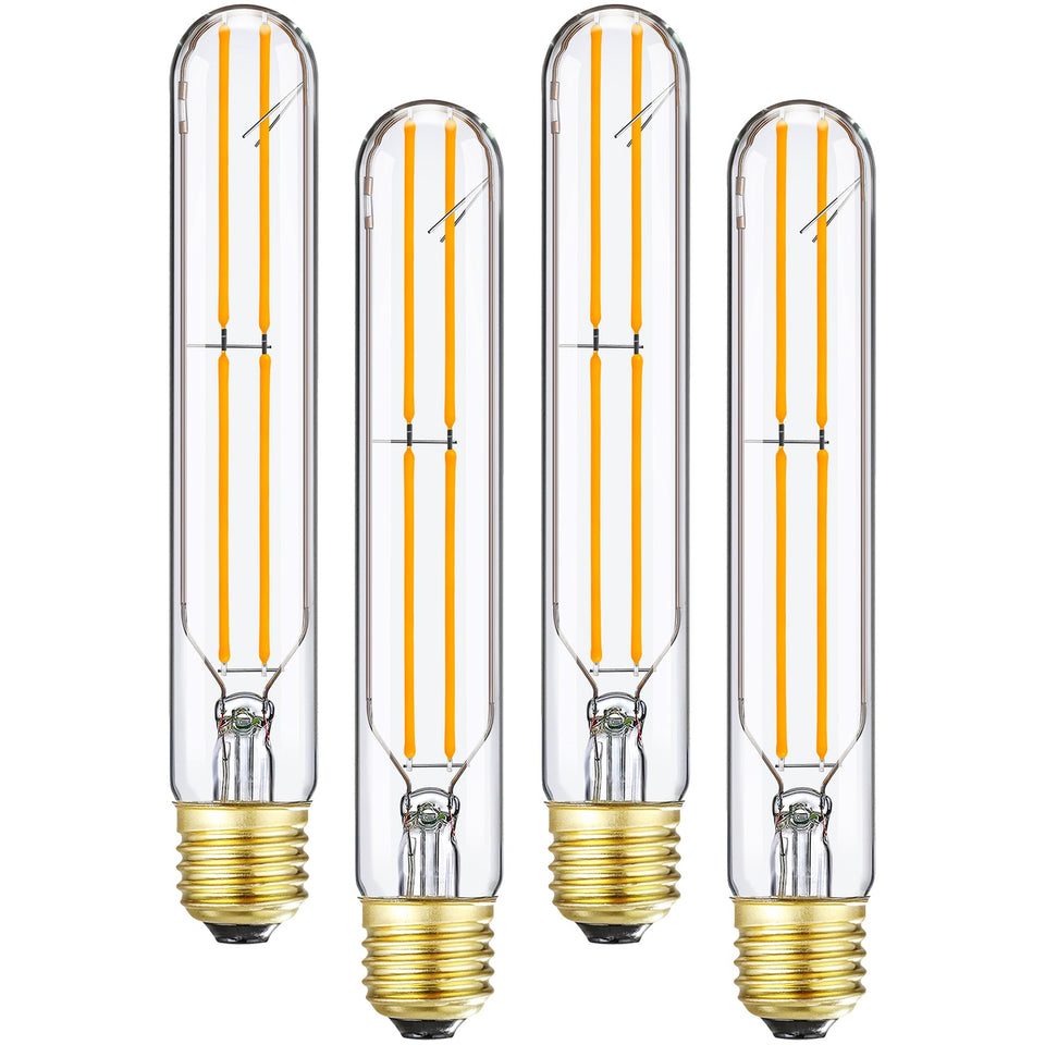 LVYE E26 tubular LED bulb 6W delivers instant illumination for living spaces.