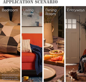 LVYE non-flicker design protects eye comfort in family rooms.