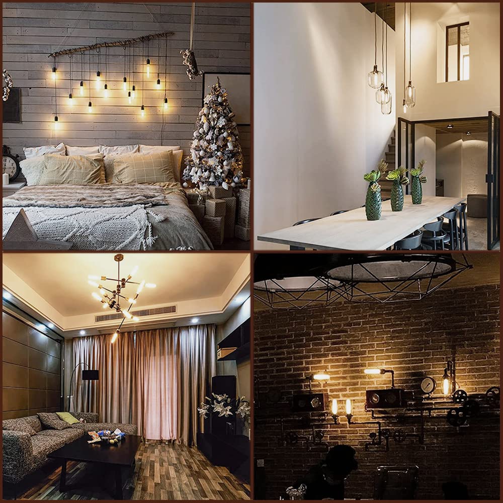 LVYE T10 LED Bulb candle-like glow for decorative lighting