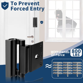 Lvyesea door reinforcement lock installed on door frame
