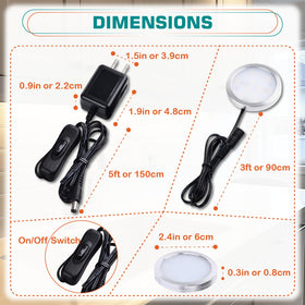 Lvyinyin curio display light kit brightens shelves with daylight LEDs.