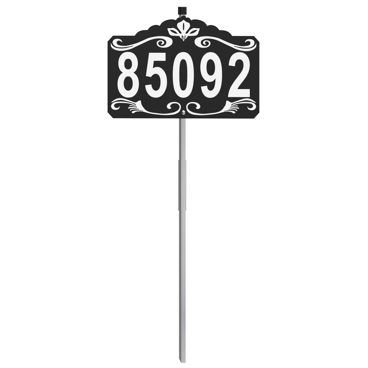 Lxnuinxl address sign 28x13 inch outdoor wall display for clear visitor visibility.