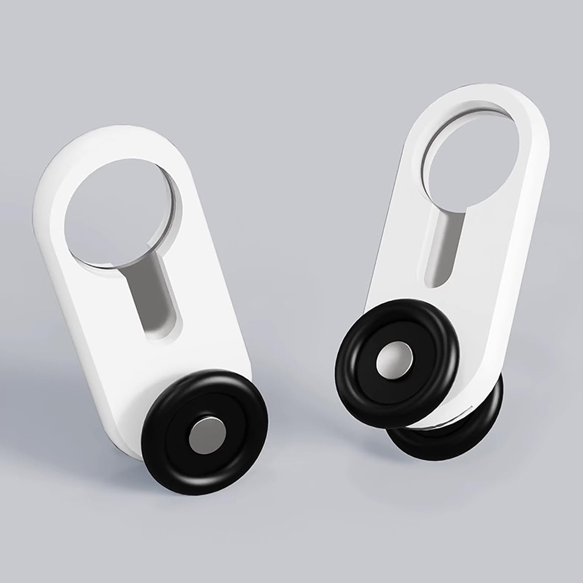 LXSEHN curtain track pulley close-up; silent operation for smooth, effortless curtains.