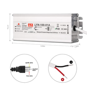 LY LIU YUN aluminium alloy housing aids heat dissipation.