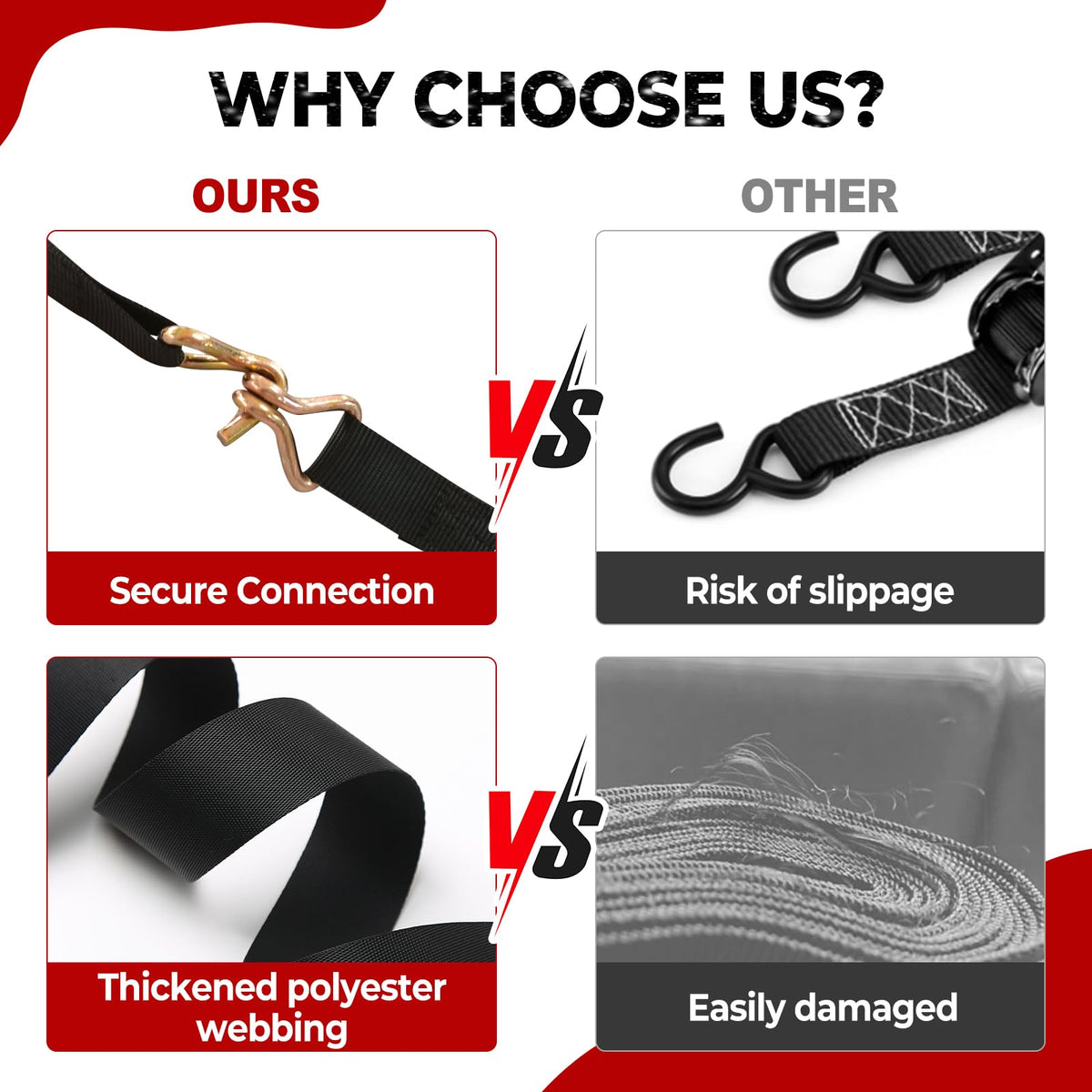 LYASILYHS weather resistant webbing endures sun and rain