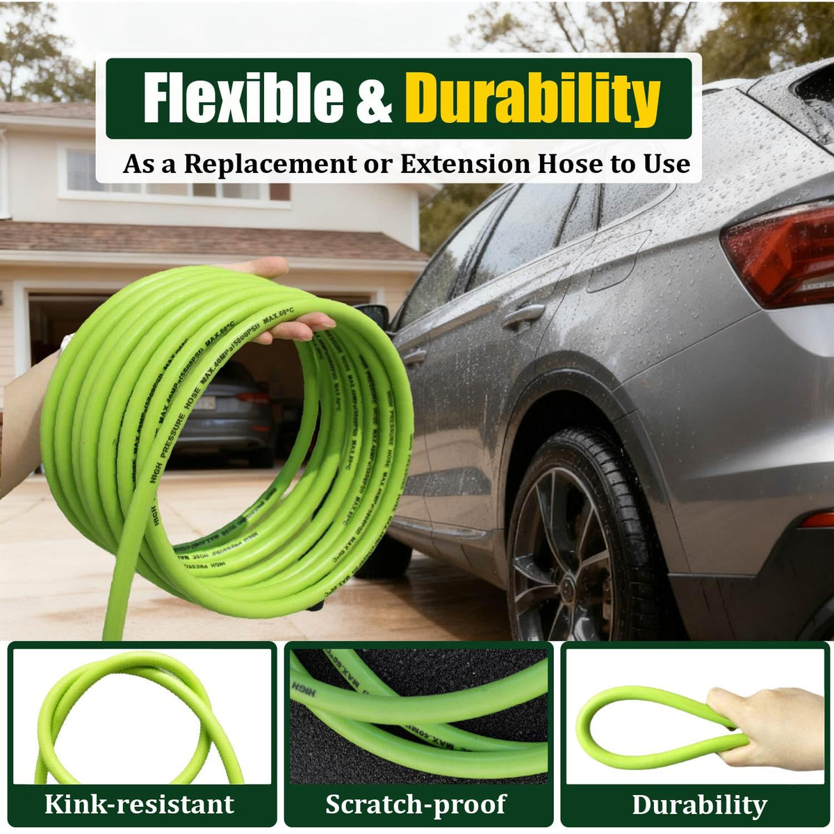 LycorTrade vibrant green outer layer visible during use for safety