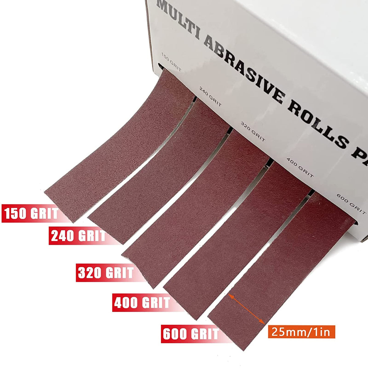 LYFJXX emery cloth roll 240 grit for wood prep and refinishing