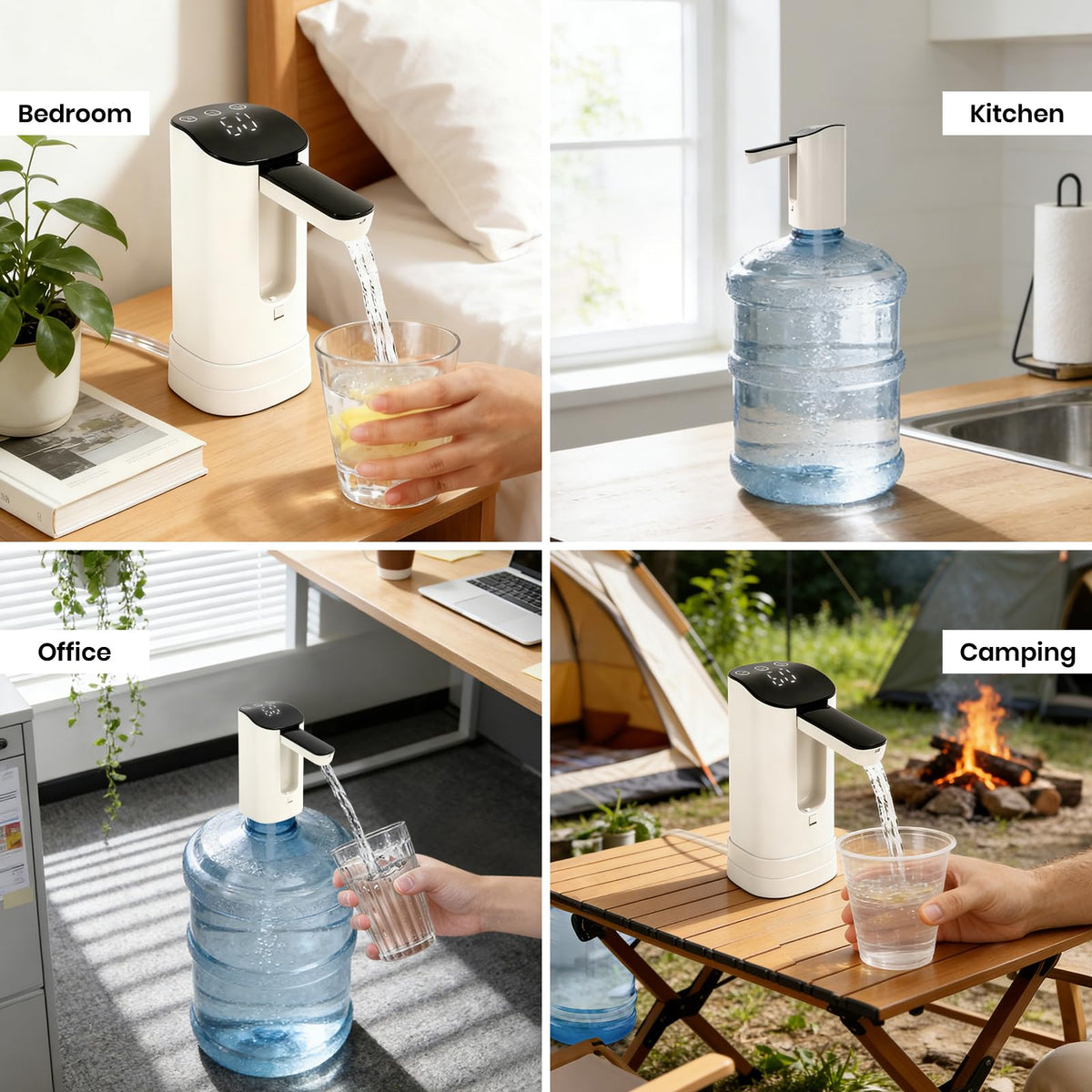 LYHKOVANPRO ideal for 5-gallon bottles and outdoor trips
