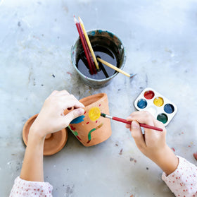 LYHLYA versatile palette for acrylics, watercolors, and mixed media projects