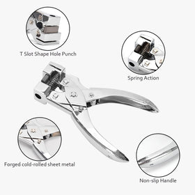 LYHLYA T-Slot Hole Punch delivers fast, smooth punching with minimal effort.