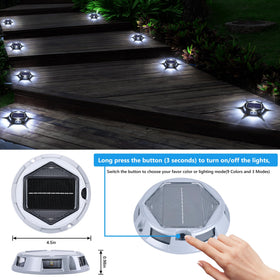 LYHOPE deck light screw installation option supports sturdy mounting on stairs